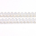 Chinese Cut Crystal Bead - Rondelle 03x4MM OPAL LT GREY