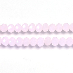 Chinese Cut Crystal Bead - Rondelle 03x4MM OPAL PINK