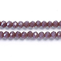 Chinese Cut Crystal Bead - Rondelle 03x4MM OPAL PUPRLE