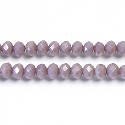 Chinese Cut Crystal Bead - Rondelle 03x4MM PURPLE