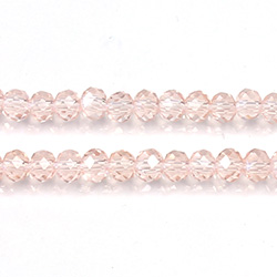 Chinese Cut Crystal Bead - Rondelle 03x4MM ROSALINE