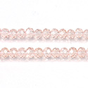 Chinese Cut Crystal Bead - Rondelle 03x4MM ROSALINE