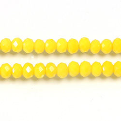 Chinese Cut Crystal Bead - Rondelle 03x4MM SUNSET