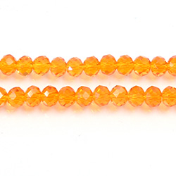 Chinese Cut Crystal Bead - Rondelle 03x4MM SUN