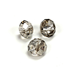 Chinese Cut Crystal Bead - Rondelle 04x6MM GREY