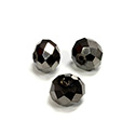 Chinese Cut Crystal Bead - Rondelle 04x6MM HEMATITE