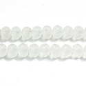 Chinese Cut Crystal Bead - Rondelle 04x6MM MATTE CRYSTAL