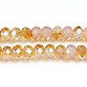 Chinese Cut Crystal Bead - Rondelle 04x6MM OPAL DESERT