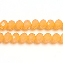 Chinese Cut Crystal Bead - Rondelle 04x6MM OPAL PEACH