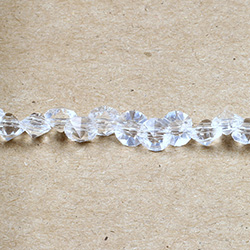 Chinese Cut Crystal Bead Side Drilled Chaton - Round 06MM CRYSTAL