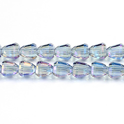 Chinese Cut Crystal Bead - Cone 09x8MM BULE LUMI