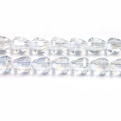 Chinese Cut Crystal Bead - Cone 09x8MM CRYSTAL AB