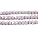 Chinese Cut Crystal Bead - Fancy Round 06MM LIGHT PURPLE