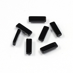 Gemstone Flat Back Flat Top Straight Side Stone - Cushion 09.5x3MM.2MM BLACK ONYX