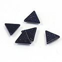 Gemstone Flat Back Flat Top Straight Side Stone - Triangle 10x10MM BLUE GOLDSTONE