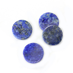 Gemstone Flat Back Flat Top Straight Side Stone - Round 11MM LAPIS LAZULI