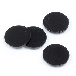 Gemstone Flat Back Flat Top Straight Side 1.5mm Thick Stone - Round 14.1MM BLACK ONYX