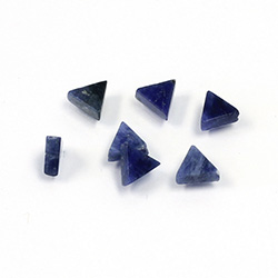 Gemstone Flat Back Flat Top Straight Side Stone - Triangle 06x6MM SODALITE