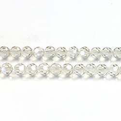 Chinese Cut Crystal Bead 32 Facet - Round 04MM CRYSTAL CHAMPAGNE