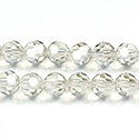 Chinese Cut Crystal Bead 32 Facet - Round 08MM CRYSTAL CHAMPAGNE