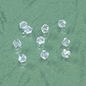 Chinese Cut Crystal Bead - Bicone 04x4MM CRYSTAL