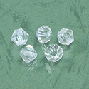 Chinese Cut Crystal Bead - Bicone 08x8MM CRYSTAL