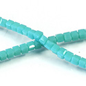 Chinese Cut Crystal Bead 30 Facet - Cube 02.5x2.5MM TURQUOISE
