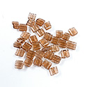 Preciosa Czech Glass 2-Hole Seed Bead - Karo 5x5MM 01612 ORANGE