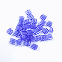 Preciosa Czech Glass 2-Hole Seed Bead - Karo 5x5MM 01631 LT SAPPHIRE