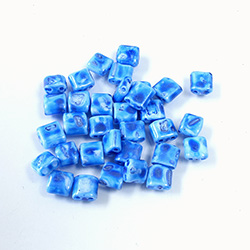 Preciosa Czech Glass 2-Hole Seed Bead - Karo 5x5MM 26236 AGATE TEAL
