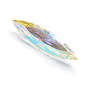 Preciosa Crystal Point Back MAXIMA Fancy Stone - Slim Navette 11x3MM CRYSTAL AB