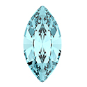 Preciosa MAXIMA Crystal Point Back Fancy Stone - Navette 10x5MM AQUA BOHEMICA