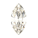 Preciosa MAXIMA Crystal Point Back Fancy Stone - Navette 10x5MM ARGENT FLARE