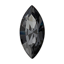 Preciosa MAXIMA Crystal Point Back Fancy Stone - Navette 08x4MM CRYSTAL NIGHTFALL
