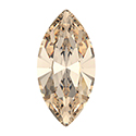 Preciosa MAXIMA Crystal Point Back Fancy Stone - Navette 10x5MM HONEY