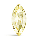 Preciosa MAXIMA Crystal Point Back Fancy Stone - Navette 10x5MM JONQUIL
