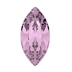 Preciosa MAXIMA Crystal Point Back Fancy Stone - Navette 10x5MM LIGHT AMETHYST
