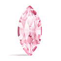 Preciosa MAXIMA Crystal Point Back Fancy Stone - Navette 10x5MM LT ROSE
