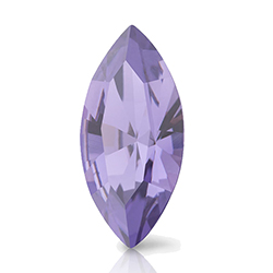 Preciosa MAXIMA Crystal Point Back Fancy Stone - Navette 08x4MM TANZANITE