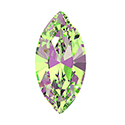 Preciosa MAXIMA Crystal Point Back Fancy Stone - Navette 08x4MM VITRAIL MEDIUM