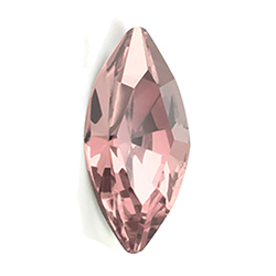 Preciosa MAXIMA Crystal Point Back Fancy Stone - Navette 15x7MM VINTAGE ROSE