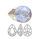 Preciosa Crystal Point Back MAXIMA Fancy Stone - Baroque Pear 03x2MM CRYSTAL AB
