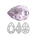 Preciosa Crystal Point Back MAXIMA Fancy Stone - Baroque Pear 10x7MM LIGHT AMETHYST