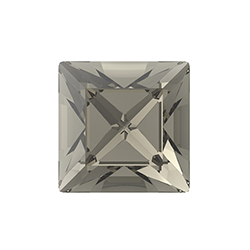 Preciosa Crystal Point Back MAXIMA Fancy Stone - Square 06MM BLACK DIAMOND