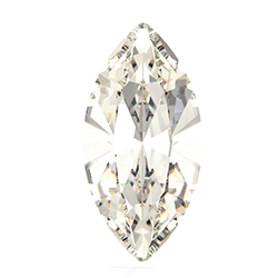 Preciosa MAXIMA Crystal Point Back Fancy Stone - Navette 04x2MM ARGENT FLARE