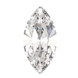 Preciosa MAXIMA Crystal Point Back Fancy Stone - Navette 04x2MM CRYSTAL