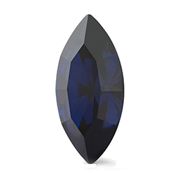 Preciosa MAXIMA Crystal Point Back Fancy Stone - Navette 06x3MM DARK INDIGO