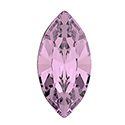 Preciosa MAXIMA Crystal Point Back Fancy Stone - Navette 04x2MM LIGHT AMETHYST