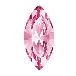 Preciosa MAXIMA Crystal Point Back Fancy Stone - Navette 04x2MM ROSE