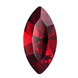 Preciosa MAXIMA Crystal Point Back Fancy Stone - Navette 05x2.5MM VIVID SIAM